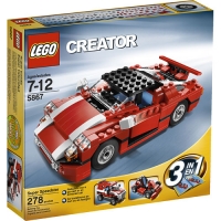 LEGO 5867 Super Speedster Red