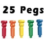 25 Tall-Stacker Pegs