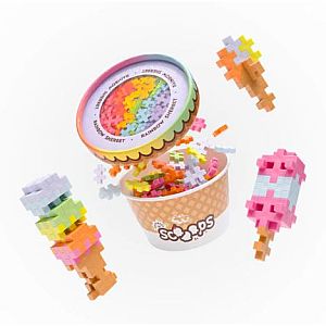 Plus-Plus Scoops - Rainbow Sherbet