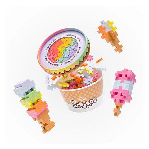 Plus-Plus Scoops - Rainbow Sherbet