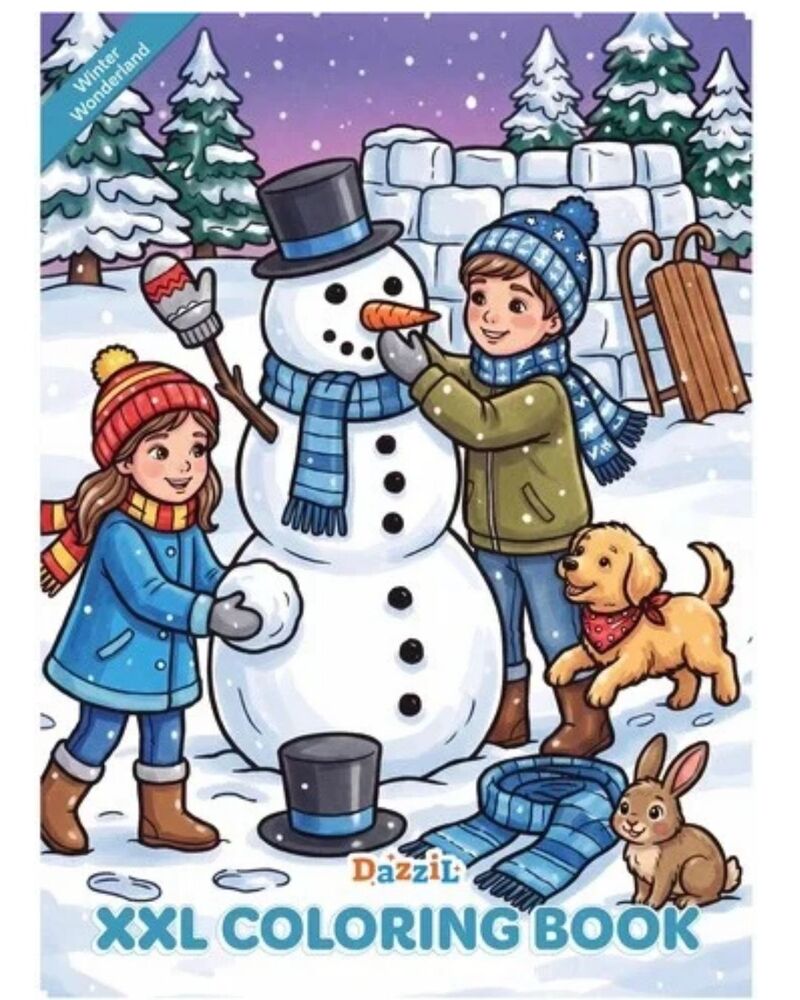 Winter Wonderland XXL Coloring Book