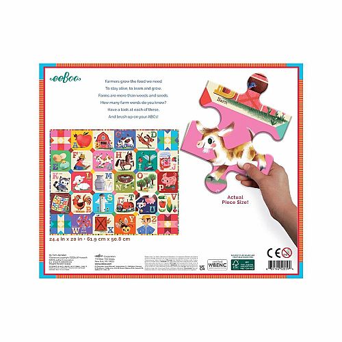 Giant Farm Animal 36 Pc Puzzle